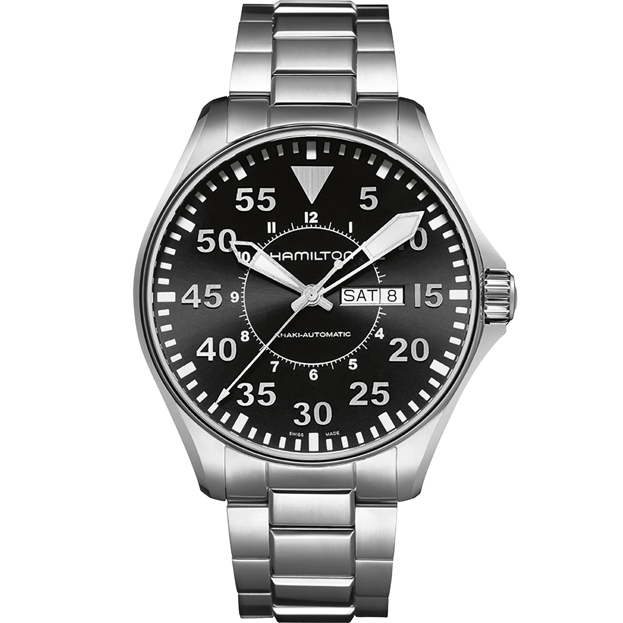 Hamilton Khaki Aviation Pilot Day Date Automatic Men's Watch H64715135