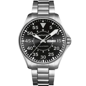 Hamilton Khaki Aviation Pilot Day Date Automatic Men's Watch H64715135