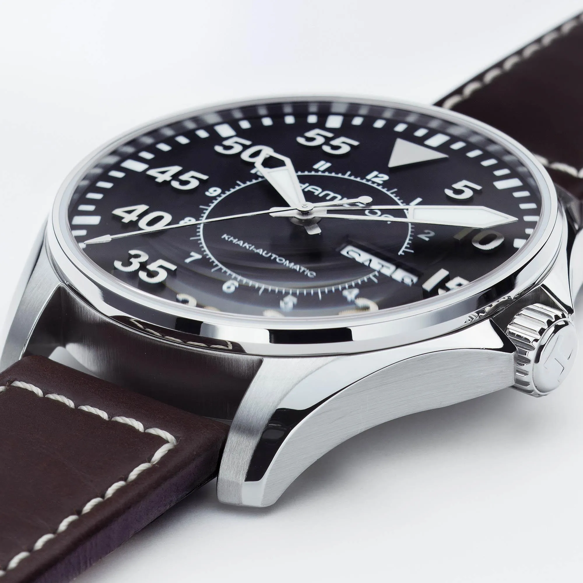 Hamilton Khaki Aviation Pilot Day Date Automatic Men's Watch H64715535