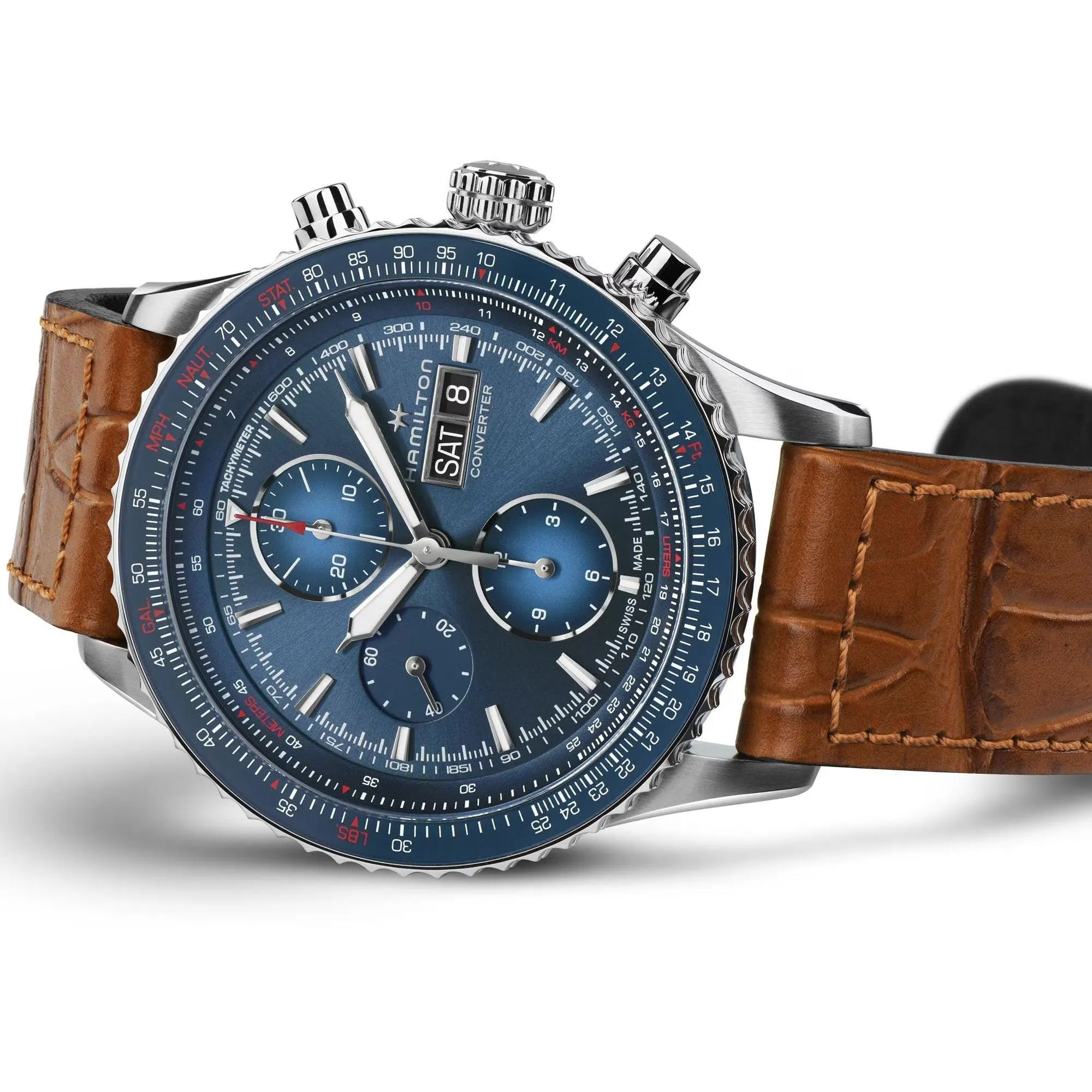 Hamilton Khaki Navy Converter Automatic Chrono Men's Watch H76746540