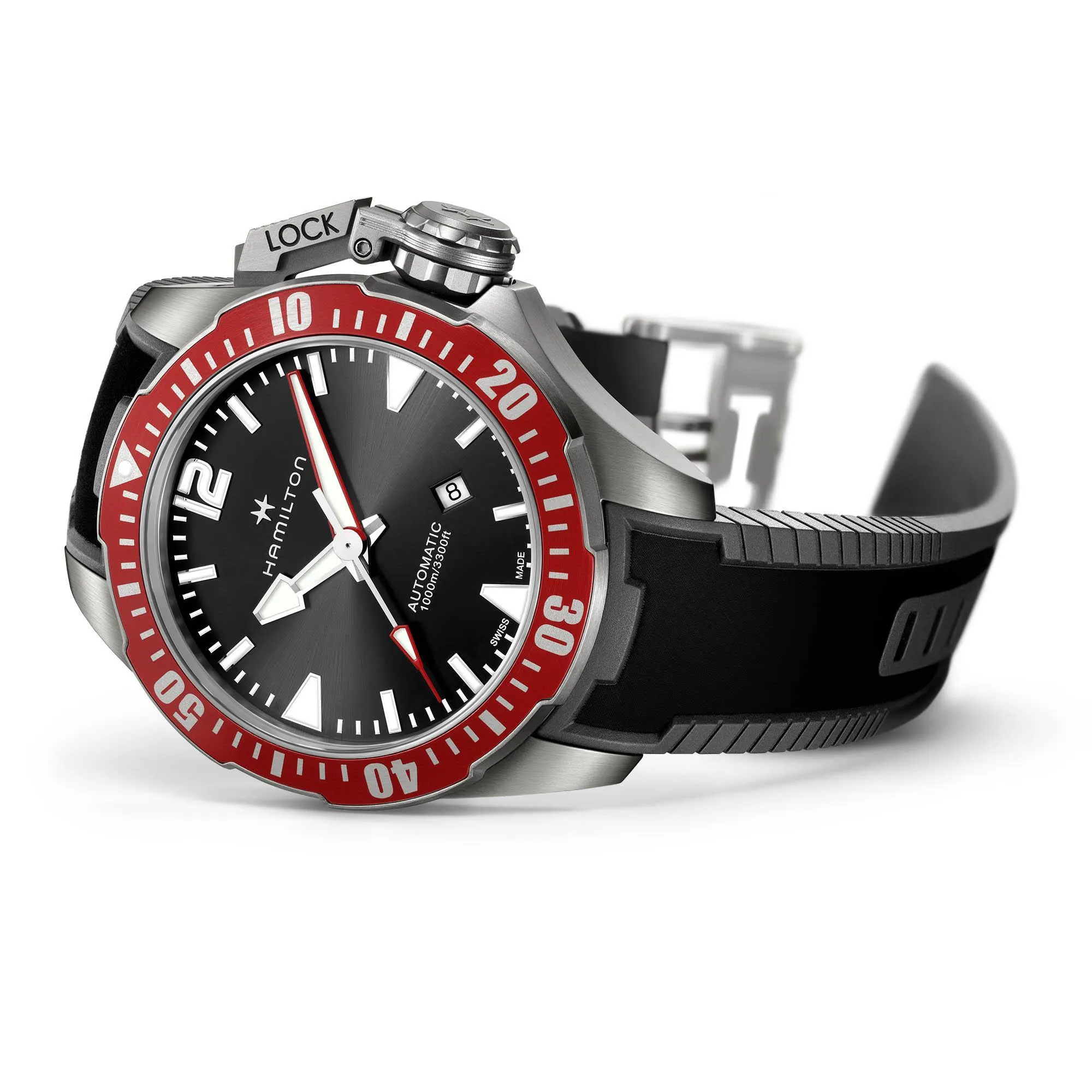 Hamilton Khaki Navy Frogman Titanium Automatic Men's Watch H77805335