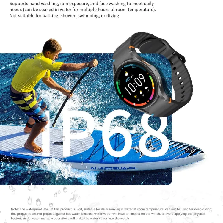 HD Watch7 mini 1.3 inch AMOLED Screen Smart Watch Supports Heart Rate Monitoring/Blood Oxygen Monitoring(Silver)