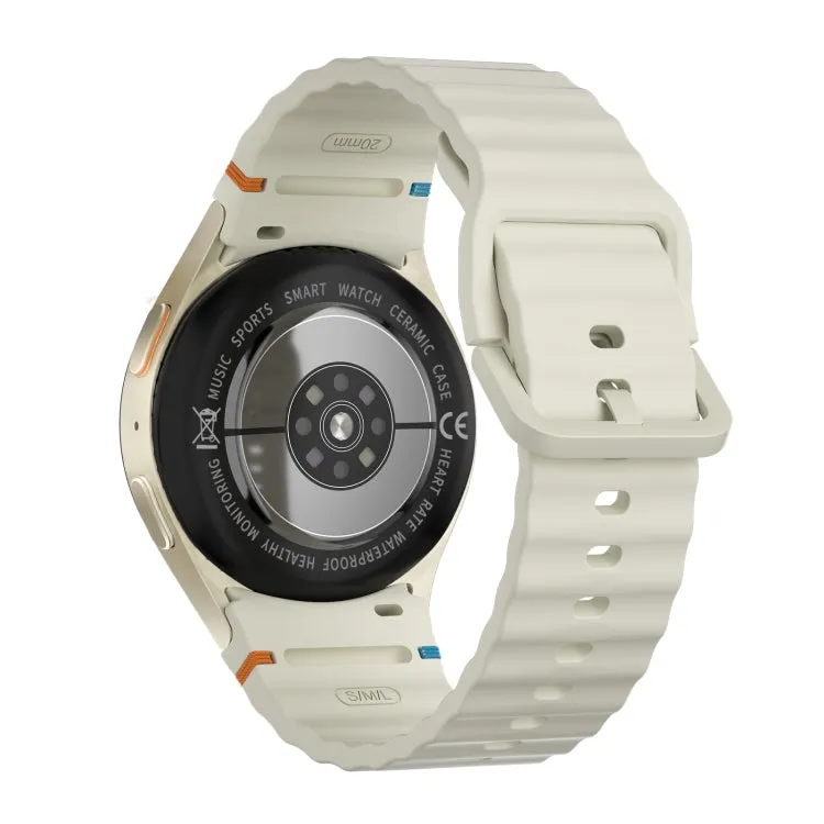 HD Watch7 mini 1.3 inch AMOLED Screen Smart Watch Supports Heart Rate Monitoring/Blood Oxygen Monitoring(Silver)