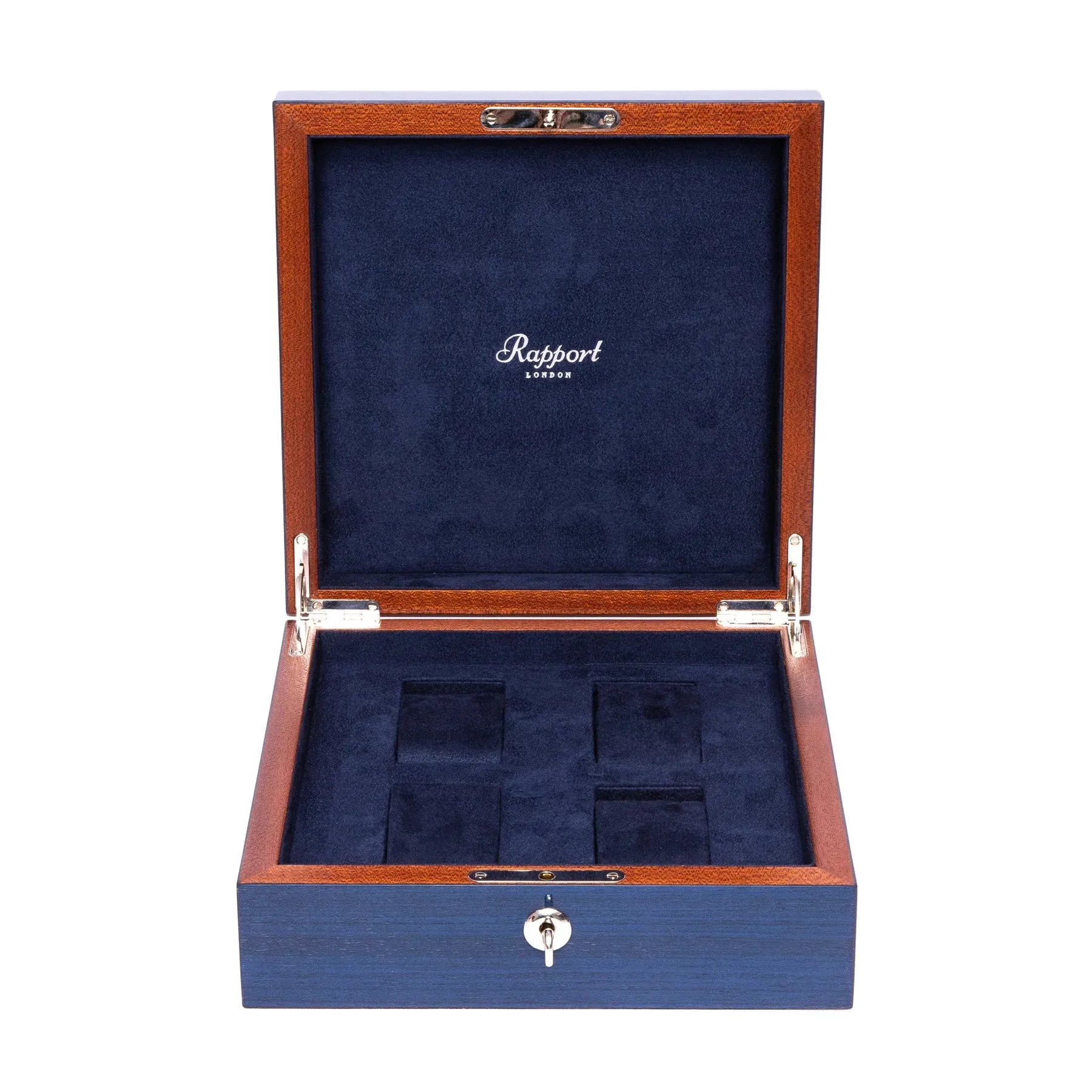 Heritage Chroma Four Watch Box - Navy