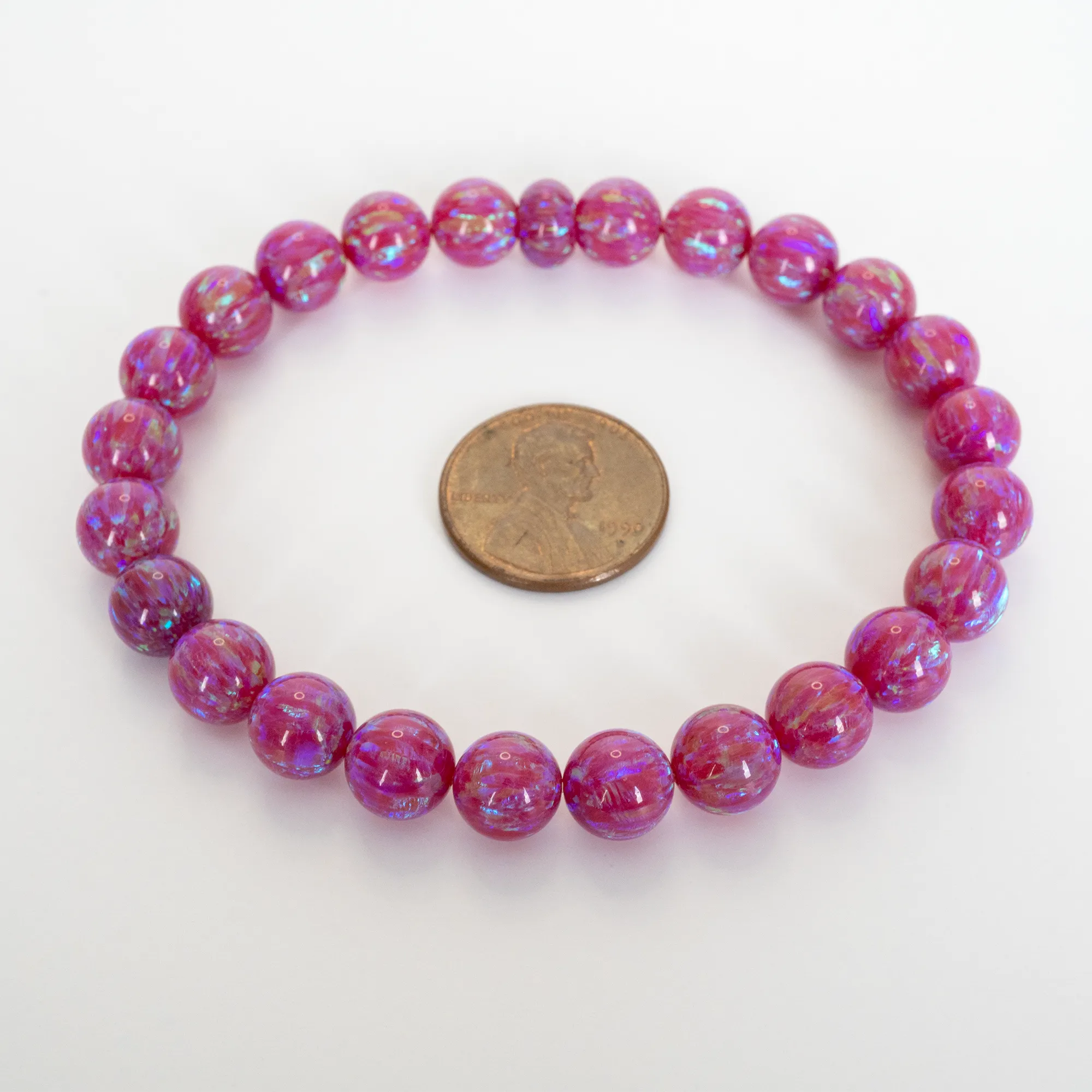 Hibiscus Opal Beaded Bracelet