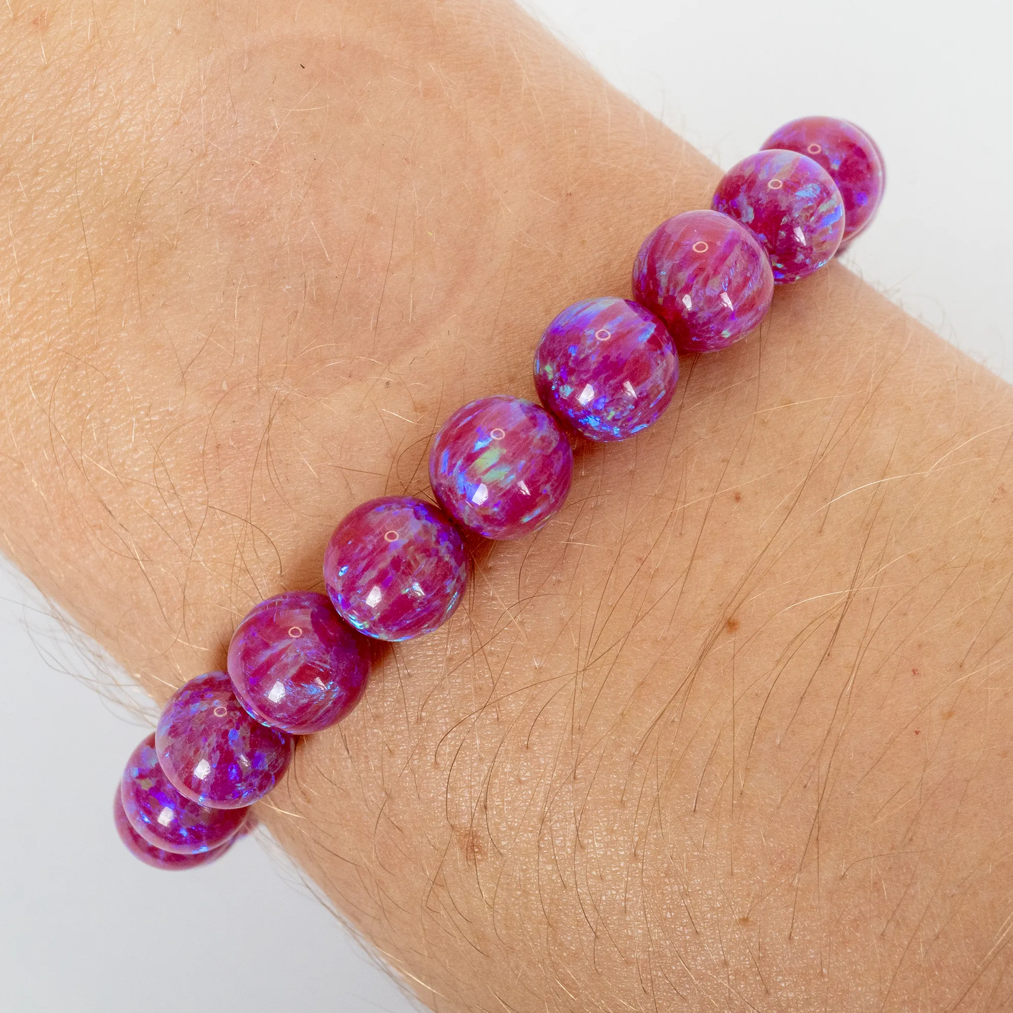 Hibiscus Opal Beaded Bracelet
