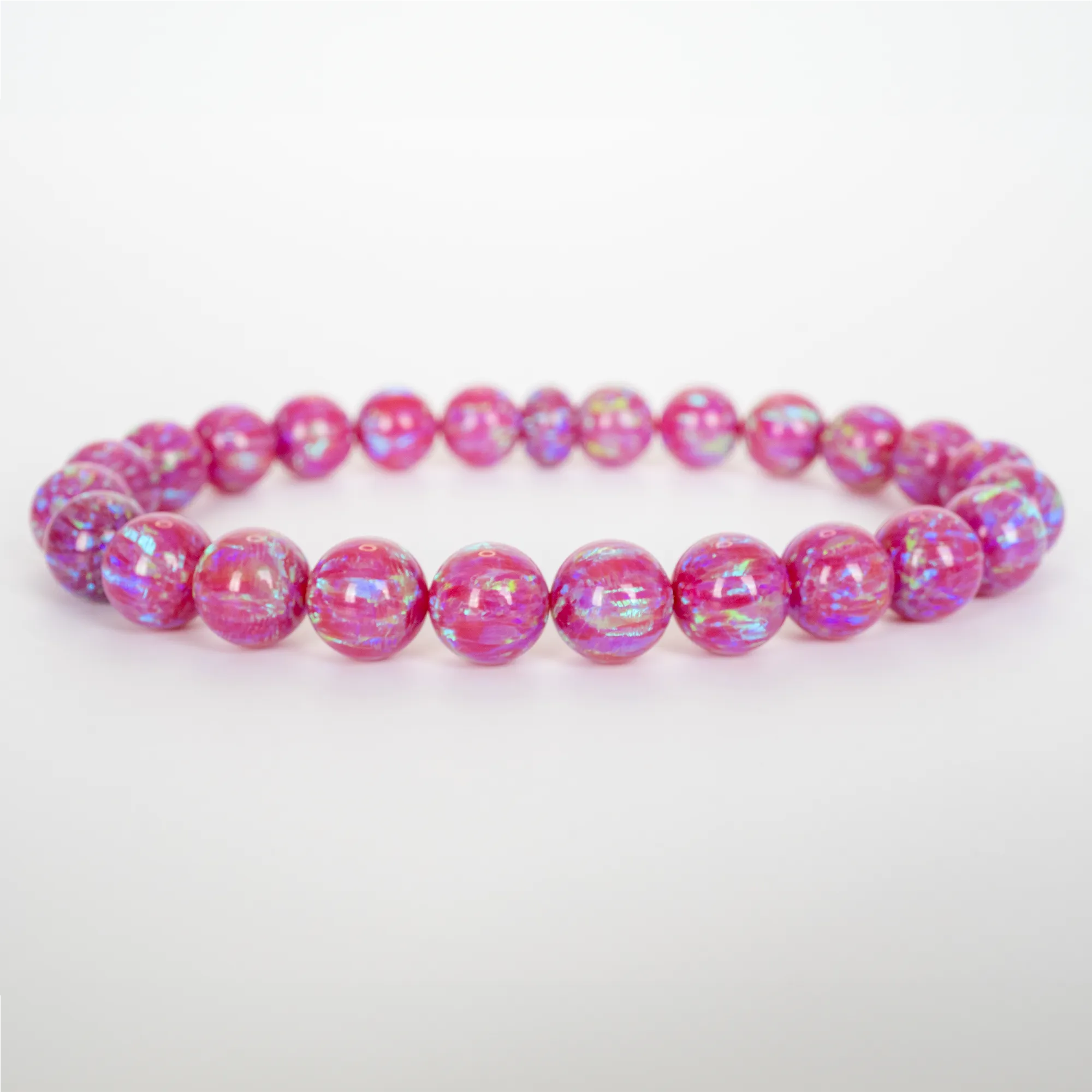Hibiscus Opal Beaded Bracelet