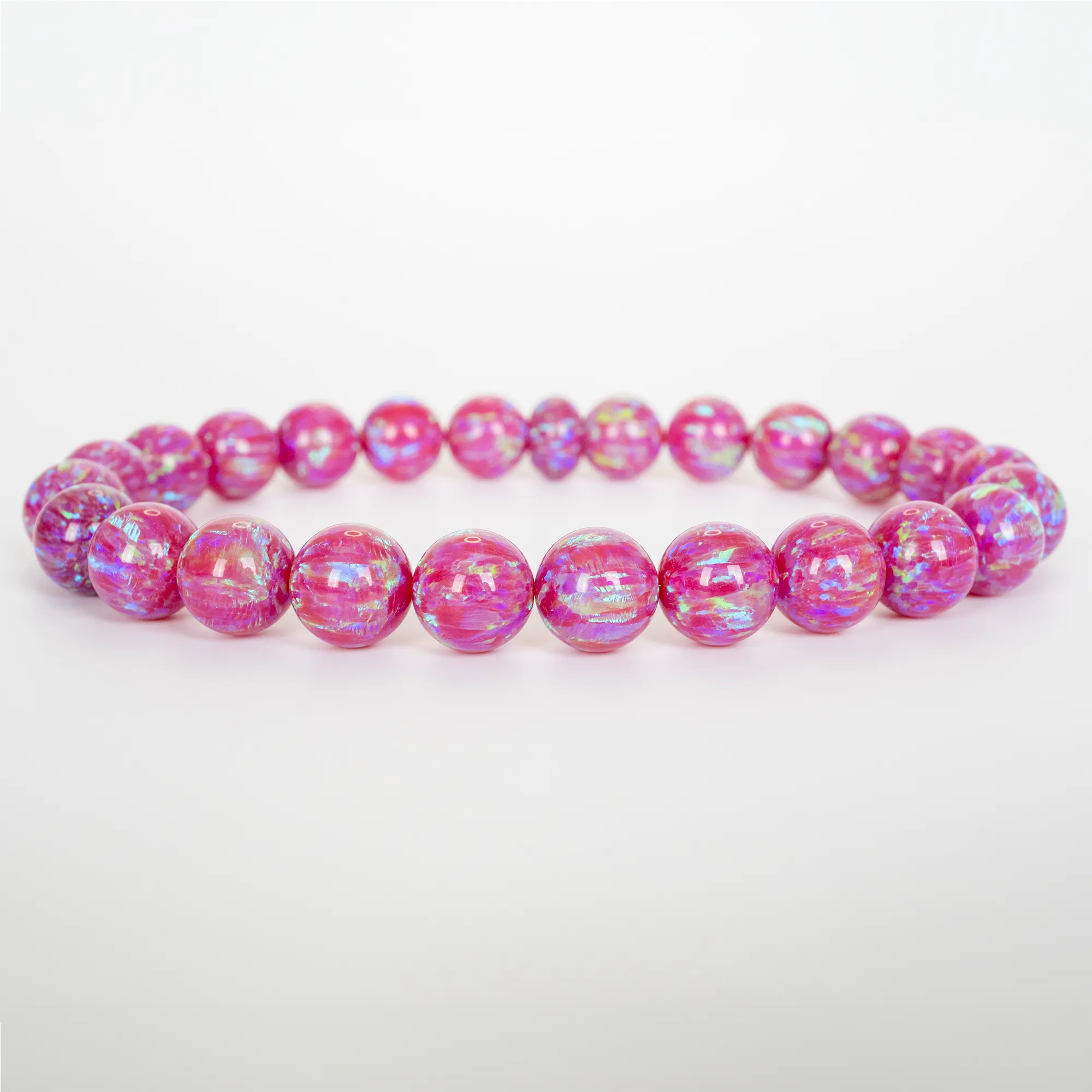 Hibiscus Opal Beaded Bracelet