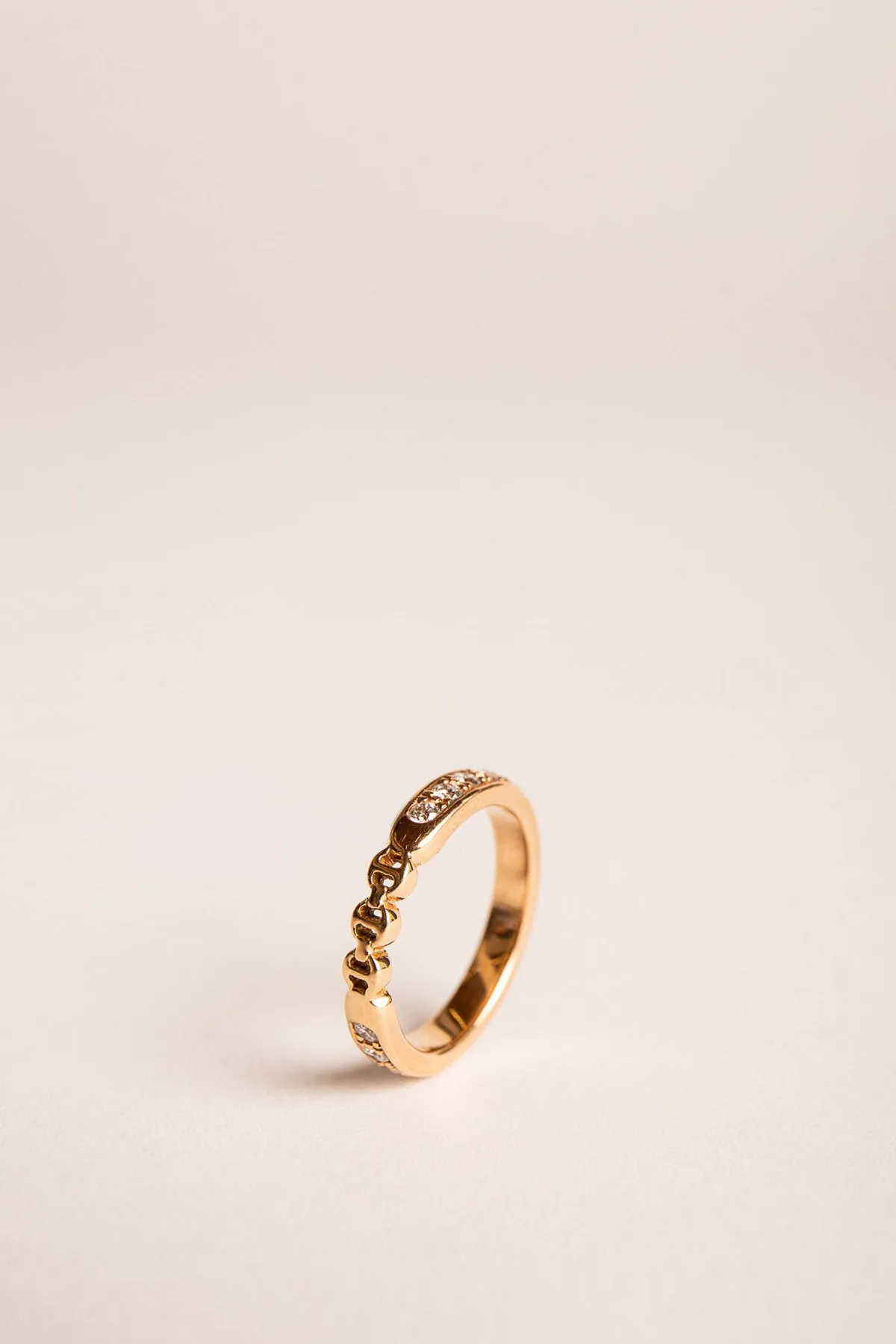 HOORSENBUHS | ROSE GOLD & DIAMOND AMERICANA BAND