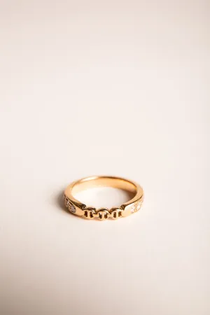 HOORSENBUHS | ROSE GOLD & DIAMOND AMERICANA BAND