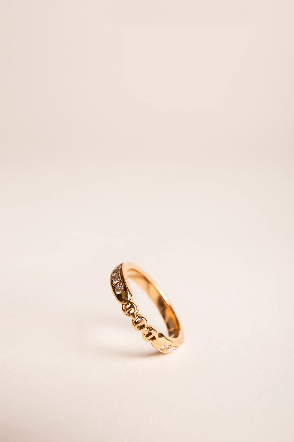 HOORSENBUHS | ROSE GOLD & DIAMOND AMERICANA BAND