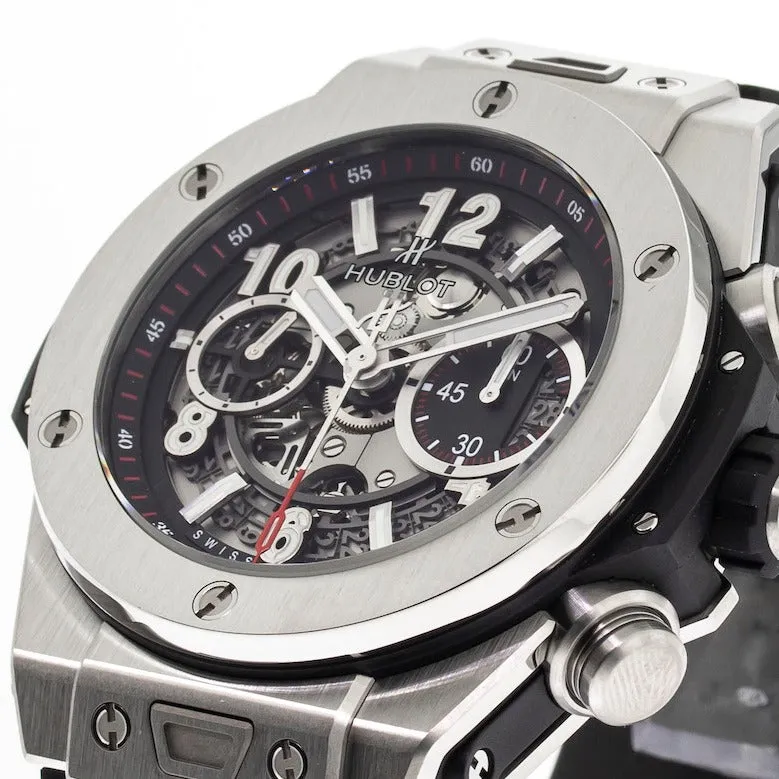Hublot Big Bang Unico 45mm Titanium Black Dial 411.NX.1170.RX