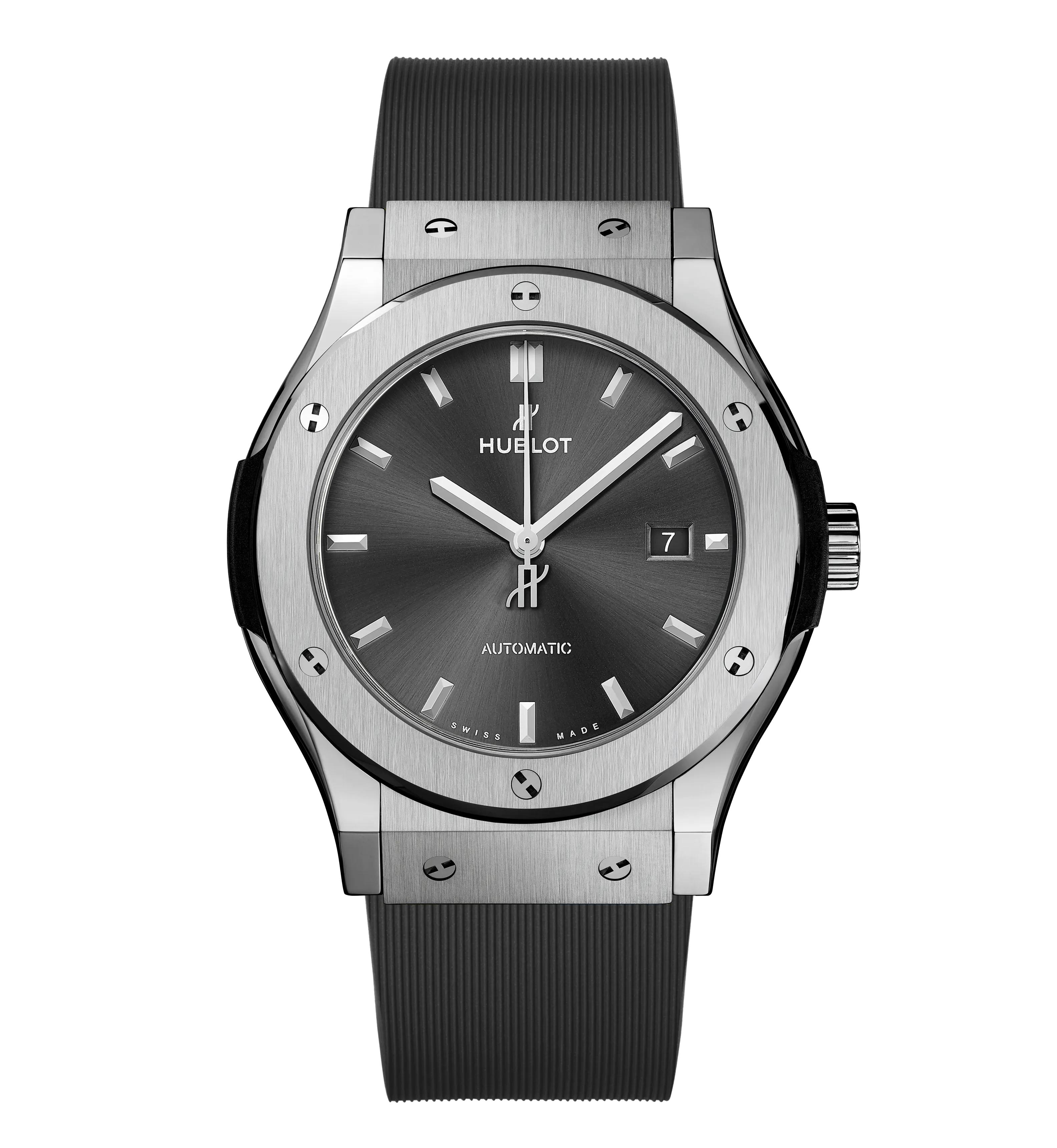 Hublot Classic Fusion Racing Grey Titanium, 42mm with Grey Rubber Strap