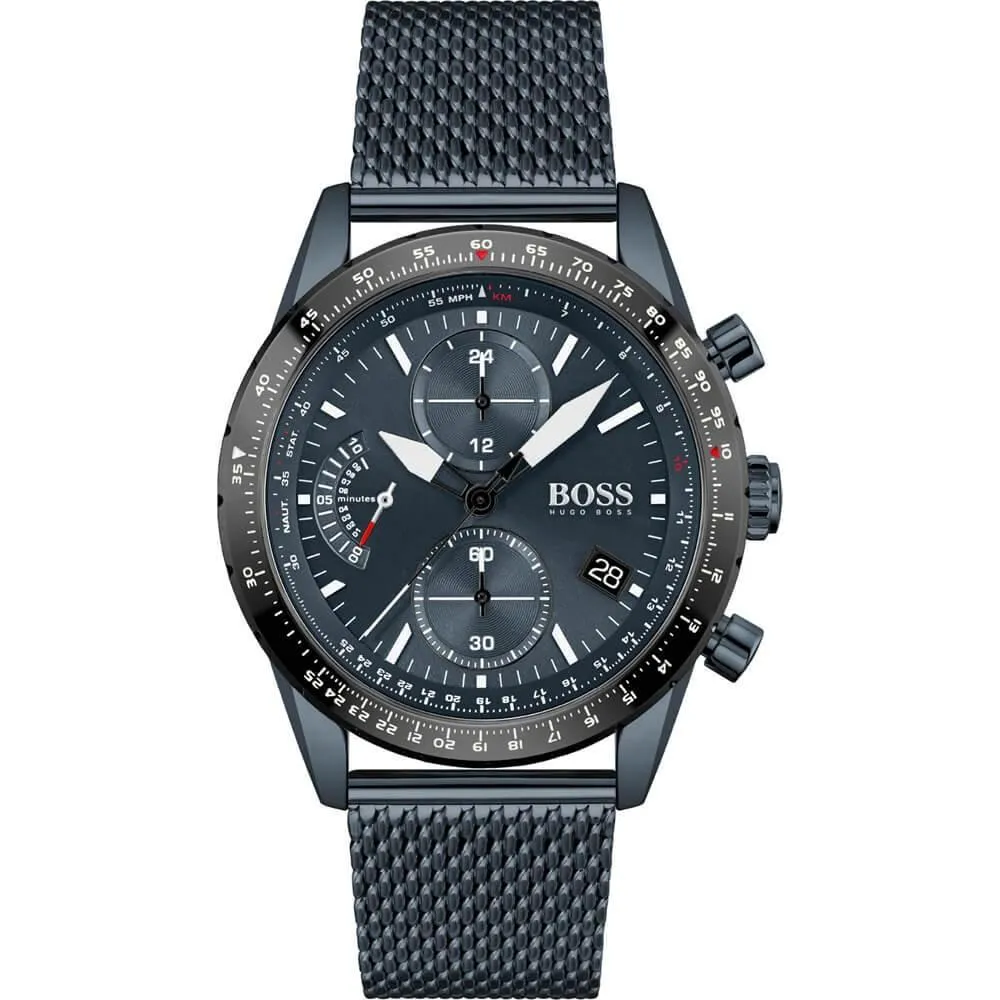 Hugo Boss 1513887 Pilot Edition Quartz Men's Watch