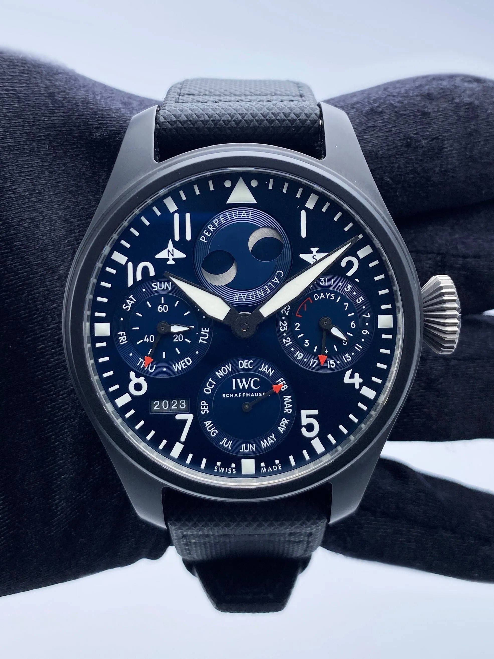 IWC Big Pilot's Perpetual Calendar Edition "Rodeo Drive" IW503001 Watch Box Papers