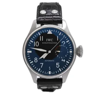 IWC Men's Big Pilot Stainless Steel 46mm Black Dial Watch Reference #: IW500401