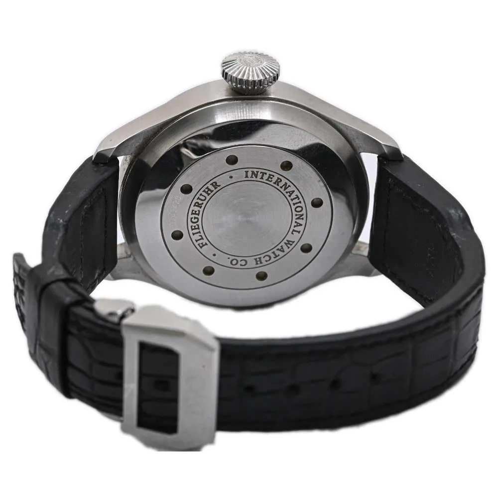 IWC Men's Big Pilot Stainless Steel 46mm Black Dial Watch Reference #: IW500401