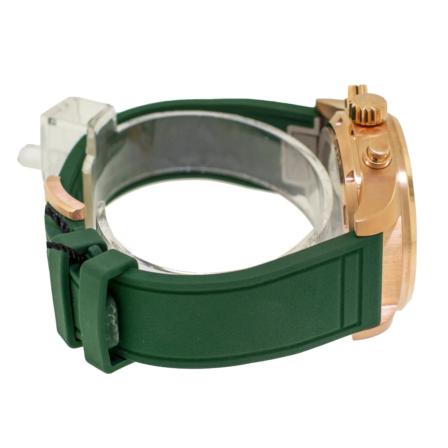 IWC Pilot Chronograph 41mm Rose Gold Green Arabic Dial IW388110