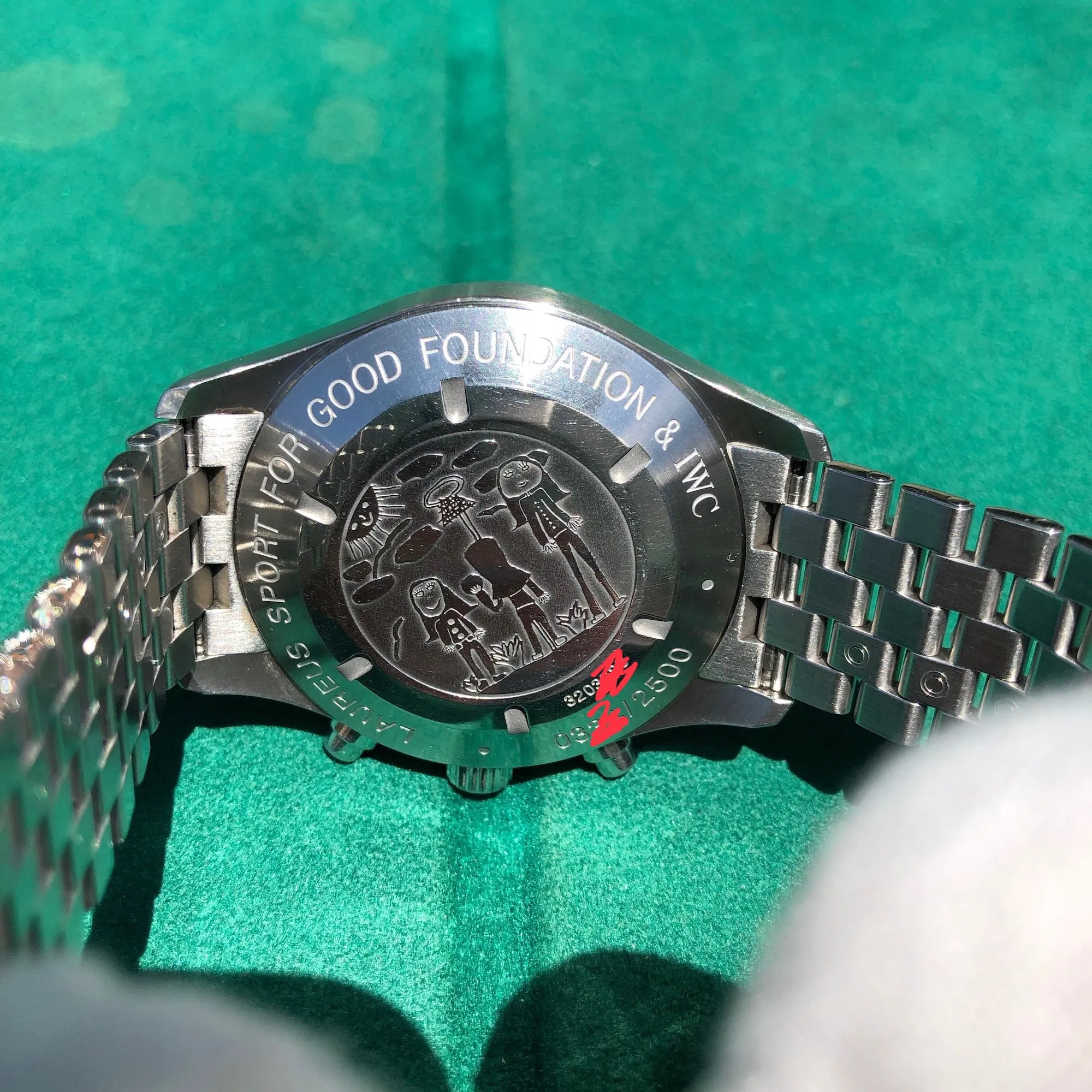 IWC Pilot Chronograph Laureus IW371712 Sport Limited Edition Men's Wristwatch