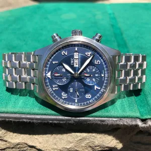 IWC Pilot Chronograph Laureus IW371712 Sport Limited Edition Men's Wristwatch