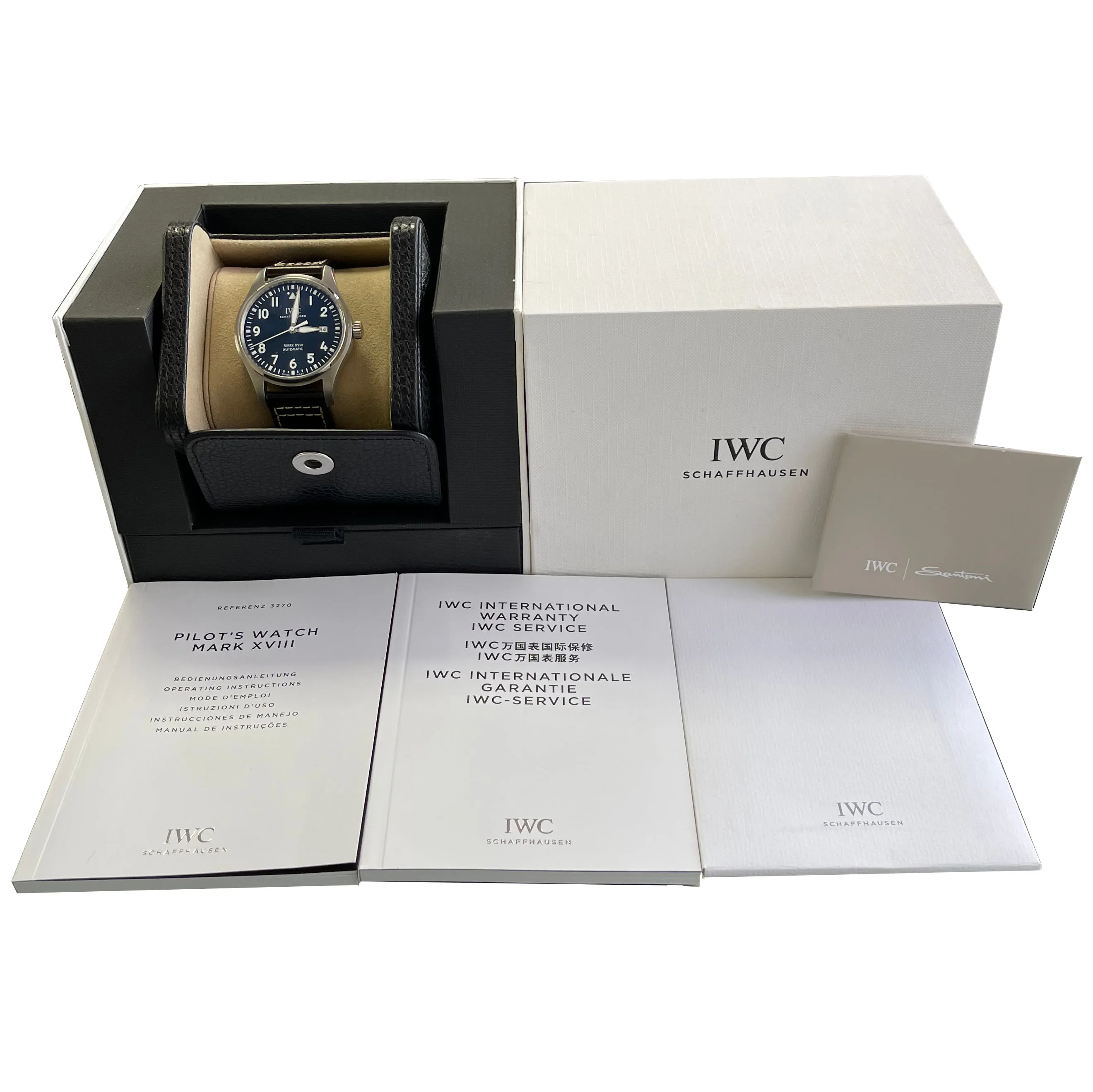 IWC Pilot's Watch Mark XVIII Le Petit Prince Stainless Steel Blue 40mm IW327010