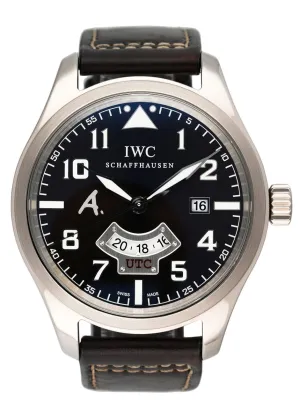 IWC Saint Exupery UTC Pilots IW326102 Brown Dial Mens Watch Box Papers