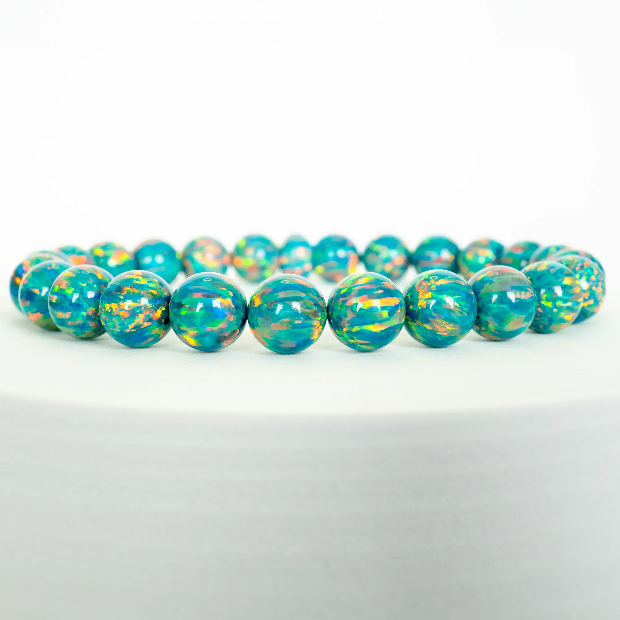Jade Opal Beaded Bracelet
