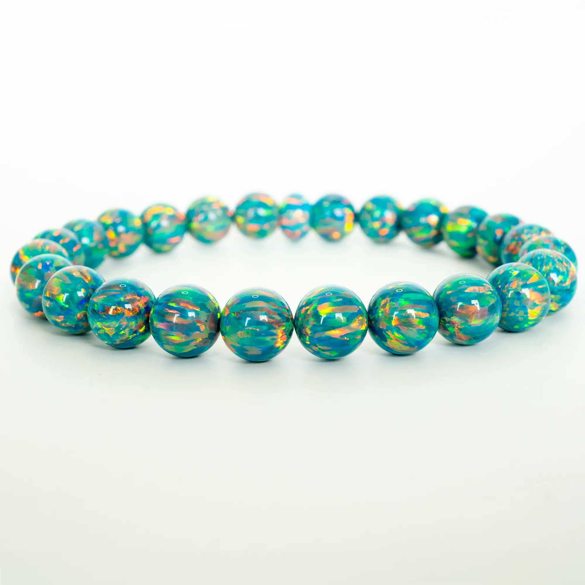 Jade Opal Beaded Bracelet