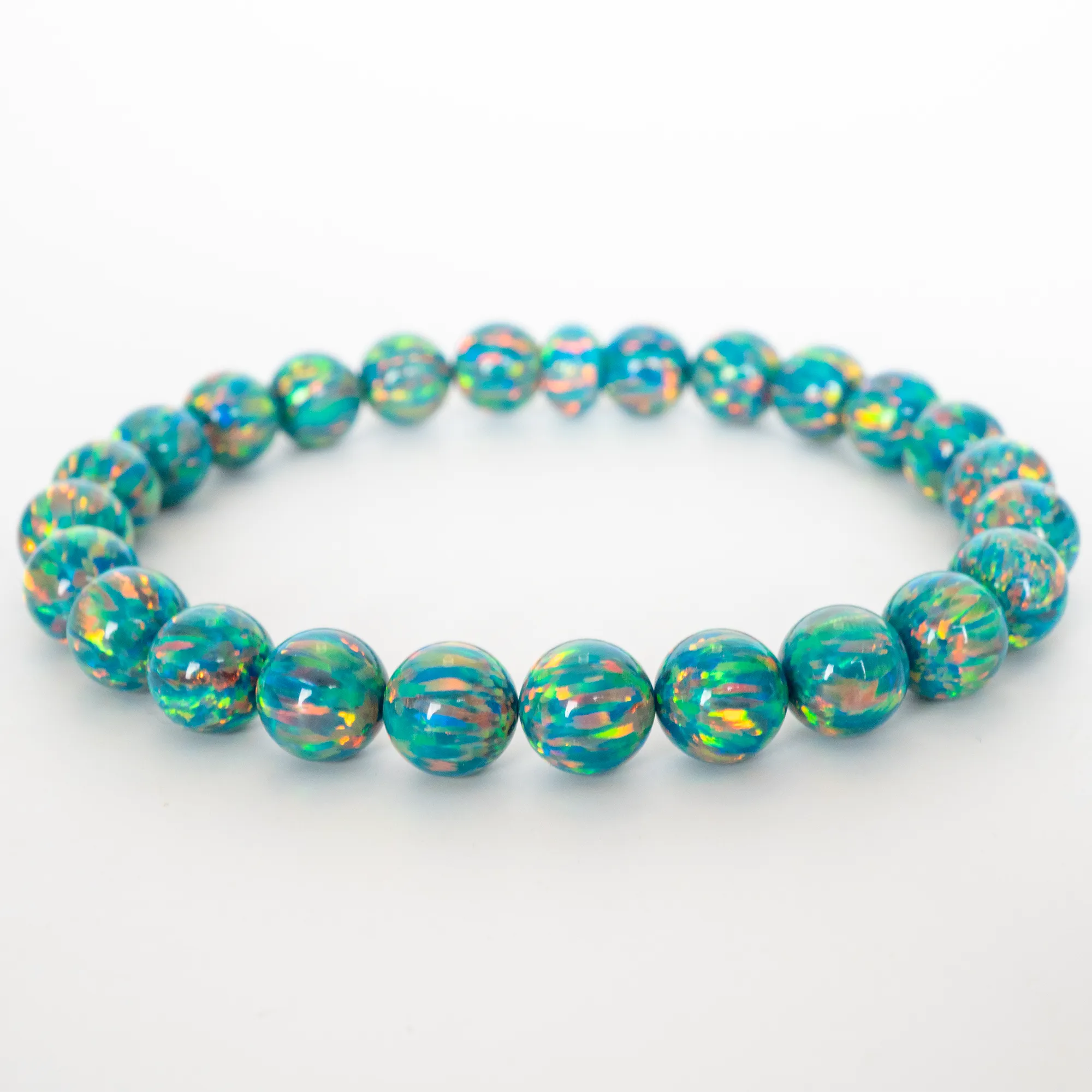 Jade Opal Beaded Bracelet