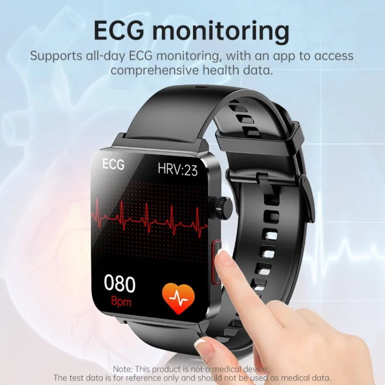 KS03 Pro 1.96 inch Color Screen Smart Watch, Support Bluetooth Call / Health Monitoring(Silver White)