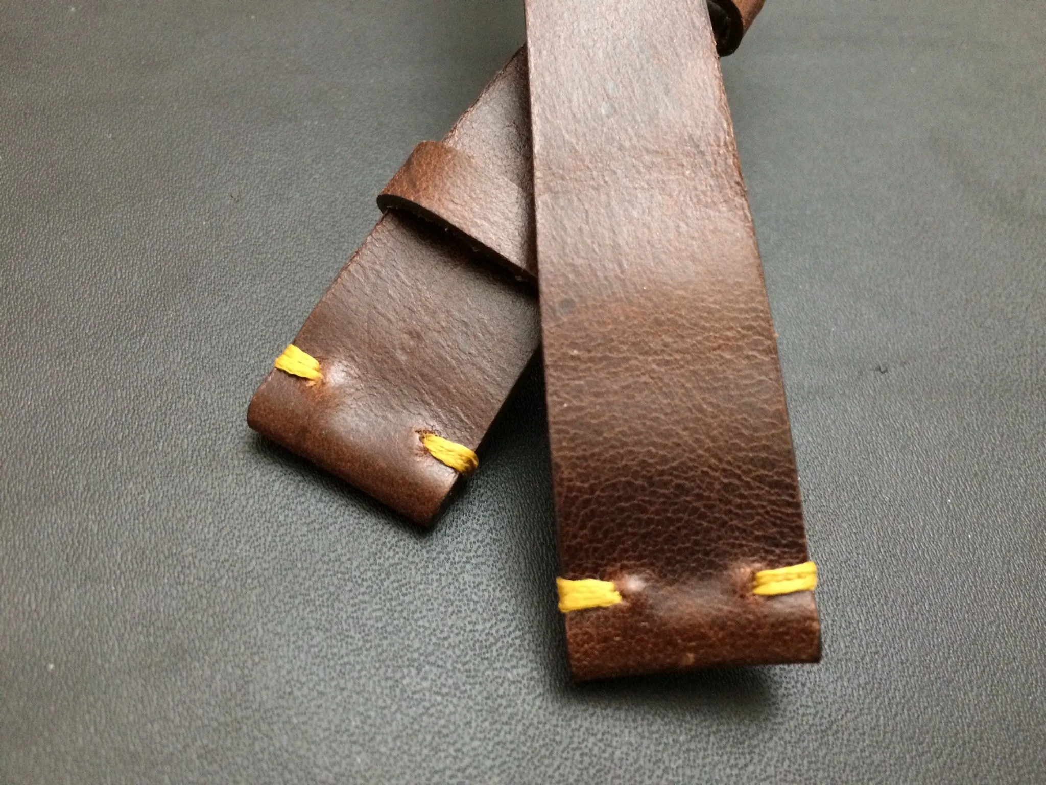 Leather Watch Strap, 19mm Watch Strap, Brown Watch Band, 18mm Watch Band, Gift Ideas for Boyfriend