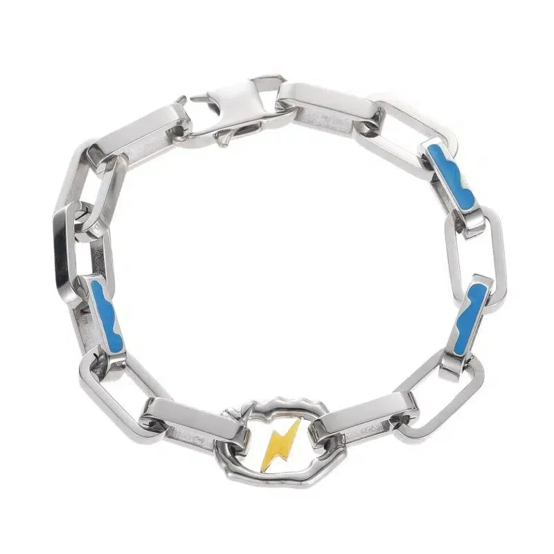 Lightning-Heavy Metal Titanium Bracelet