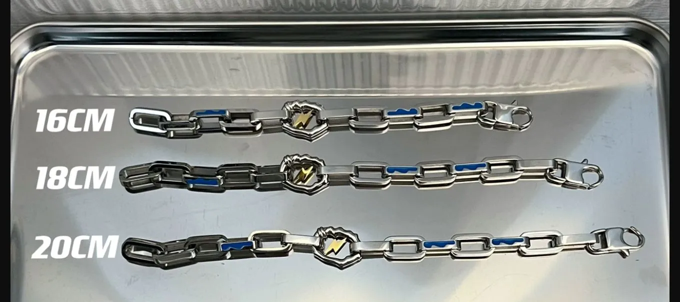 Lightning-Heavy Metal Titanium Bracelet