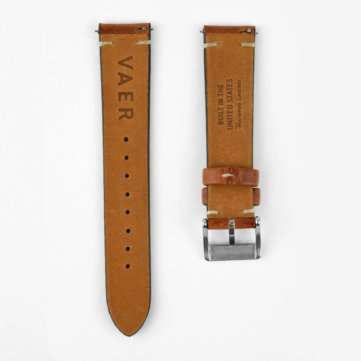 Lined Horween Leather Strap