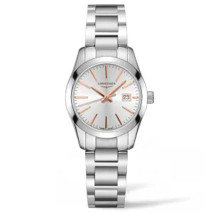 LONGINES CONQUEST CLASSIC 29.5MM Silver Quartz Silver L2.286.4.72.6