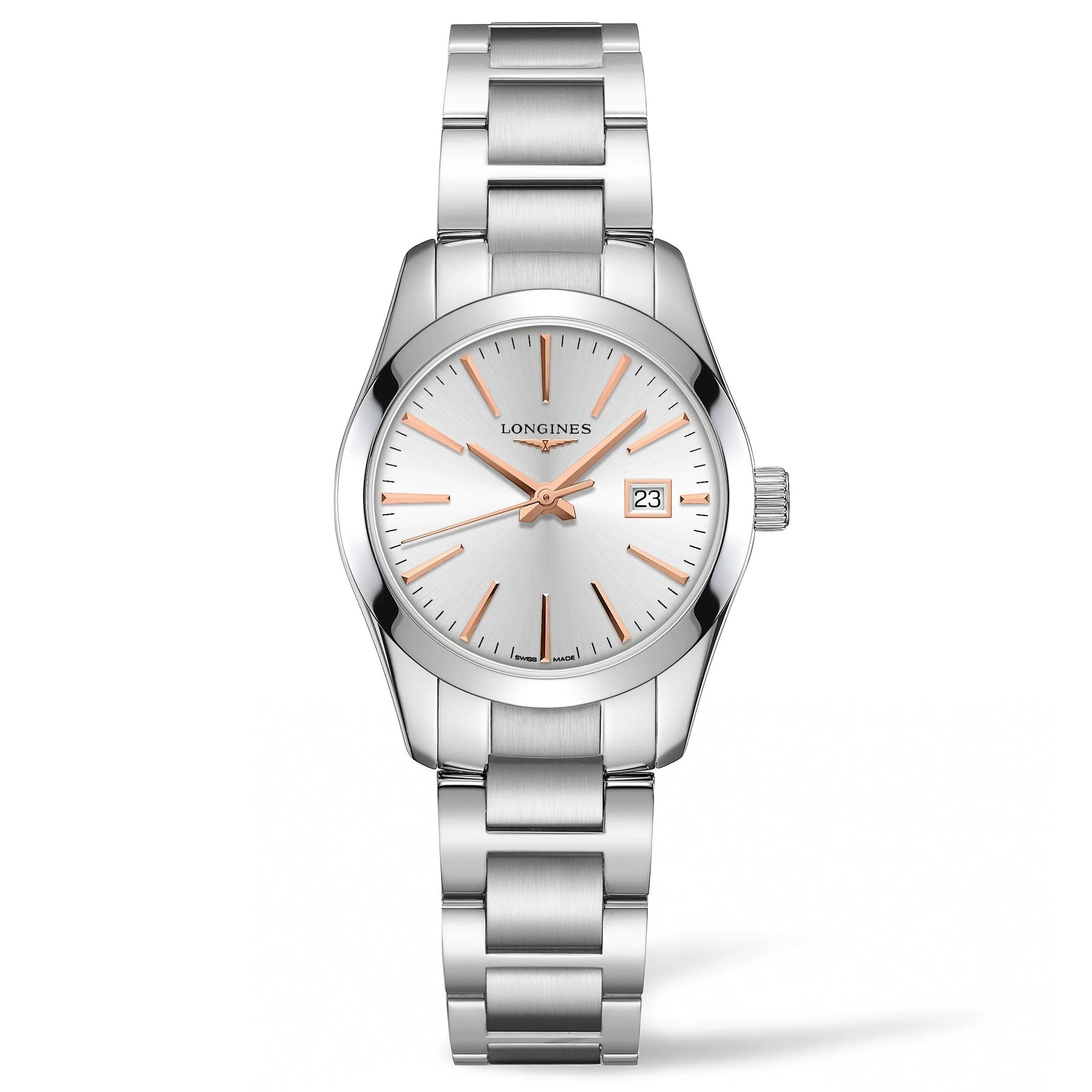 LONGINES CONQUEST CLASSIC 29.5MM Silver Quartz Silver L2.286.4.72.6