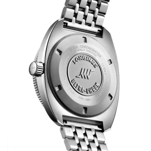 Longines Ultra-Chron Box Edition 43mm Watch Automatic Black Steel L2.836.4.52.9