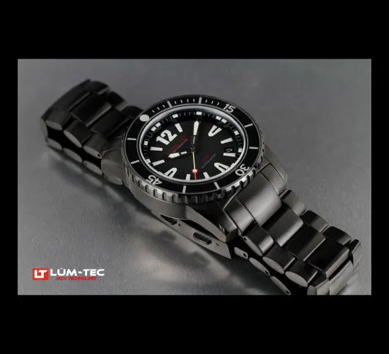 LUM-TEC 300M-2 and M-2XL Black PVD Watch