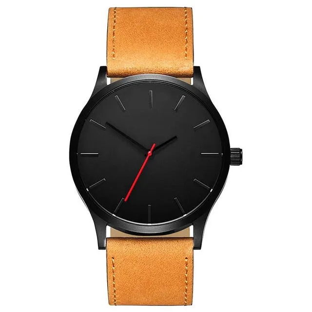 Luxury Brand Men Watches Men's Sports Quartz Clock Man Leather Military Wristwatch Relogio Masculino zegarek damski