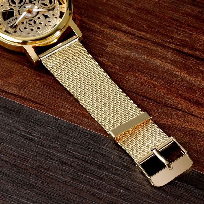 Luxury Gold Watch For Women Party Anniversary Jewelry