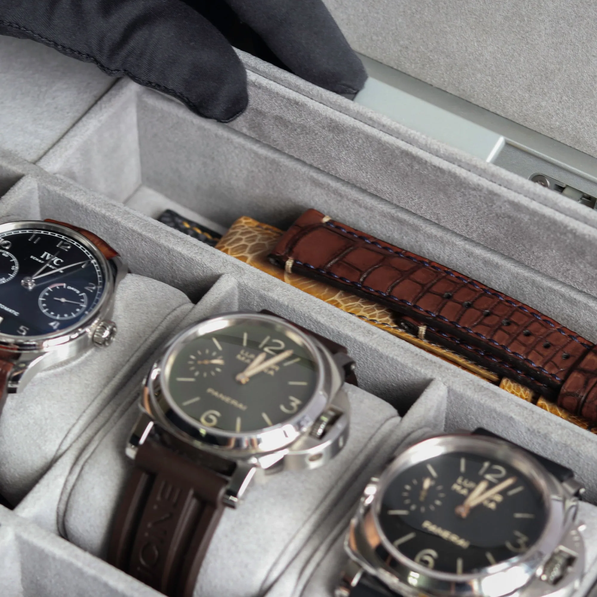 MACKENZIE 12 WATCH BRIEFCASE - CLOUD GREY / GREY