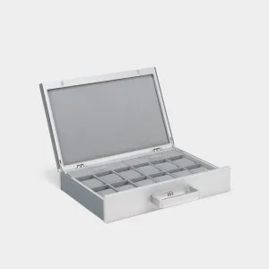MACKENZIE 12 WATCH BRIEFCASE - CLOUD GREY / GREY
