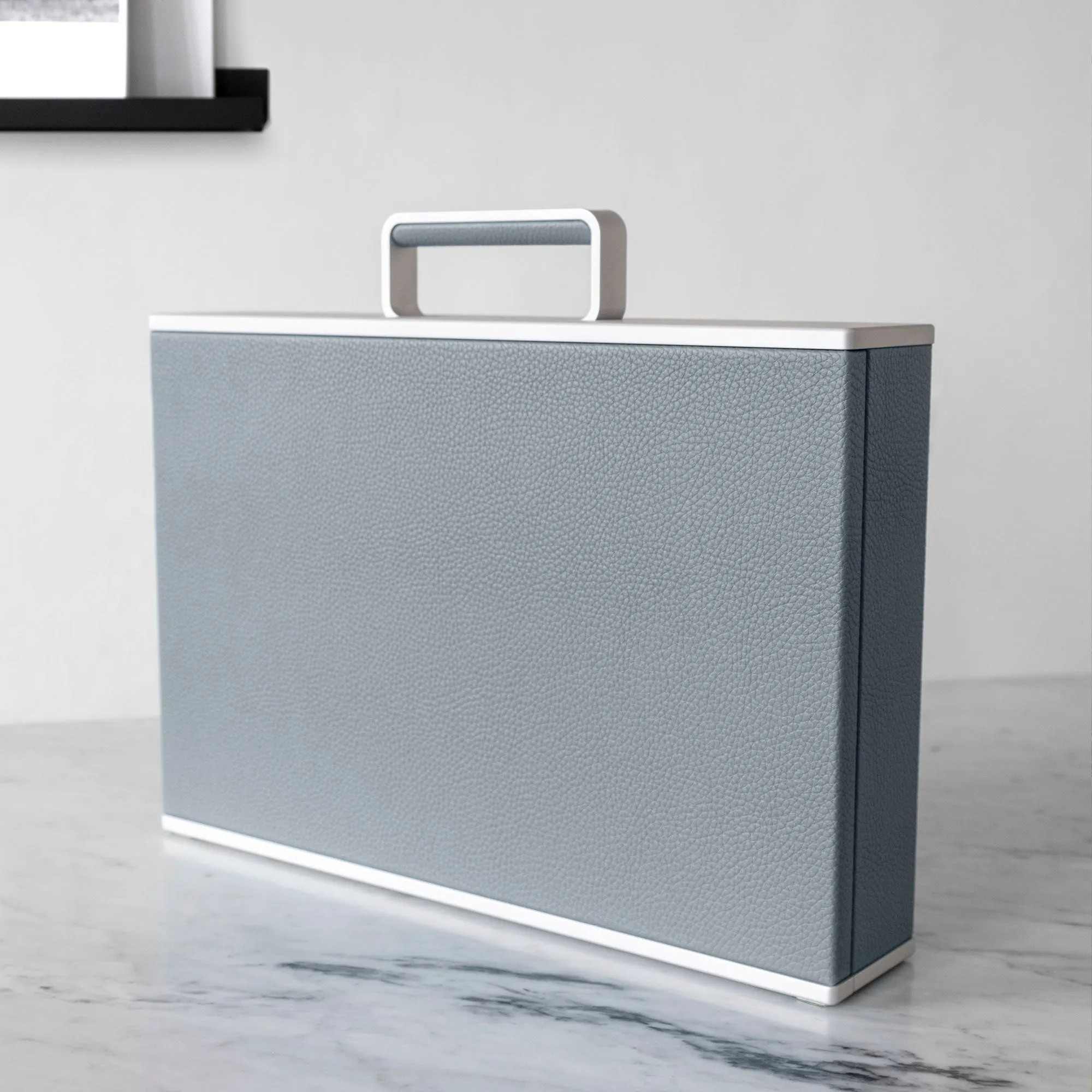 MACKENZIE 12 WATCH BRIEFCASE - CLOUD GREY / GREY