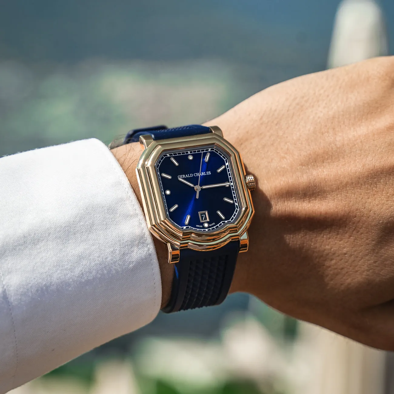 MAESTRO 2.0 ULTRA-THIN ROSE GOLD ROYAL BLUE