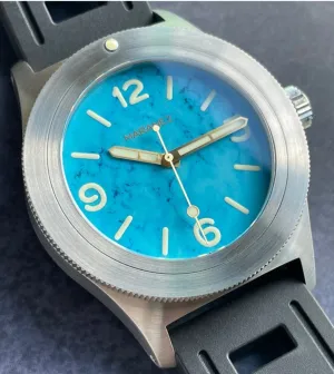 Maranez Talay Steel  Turquoise Numbers