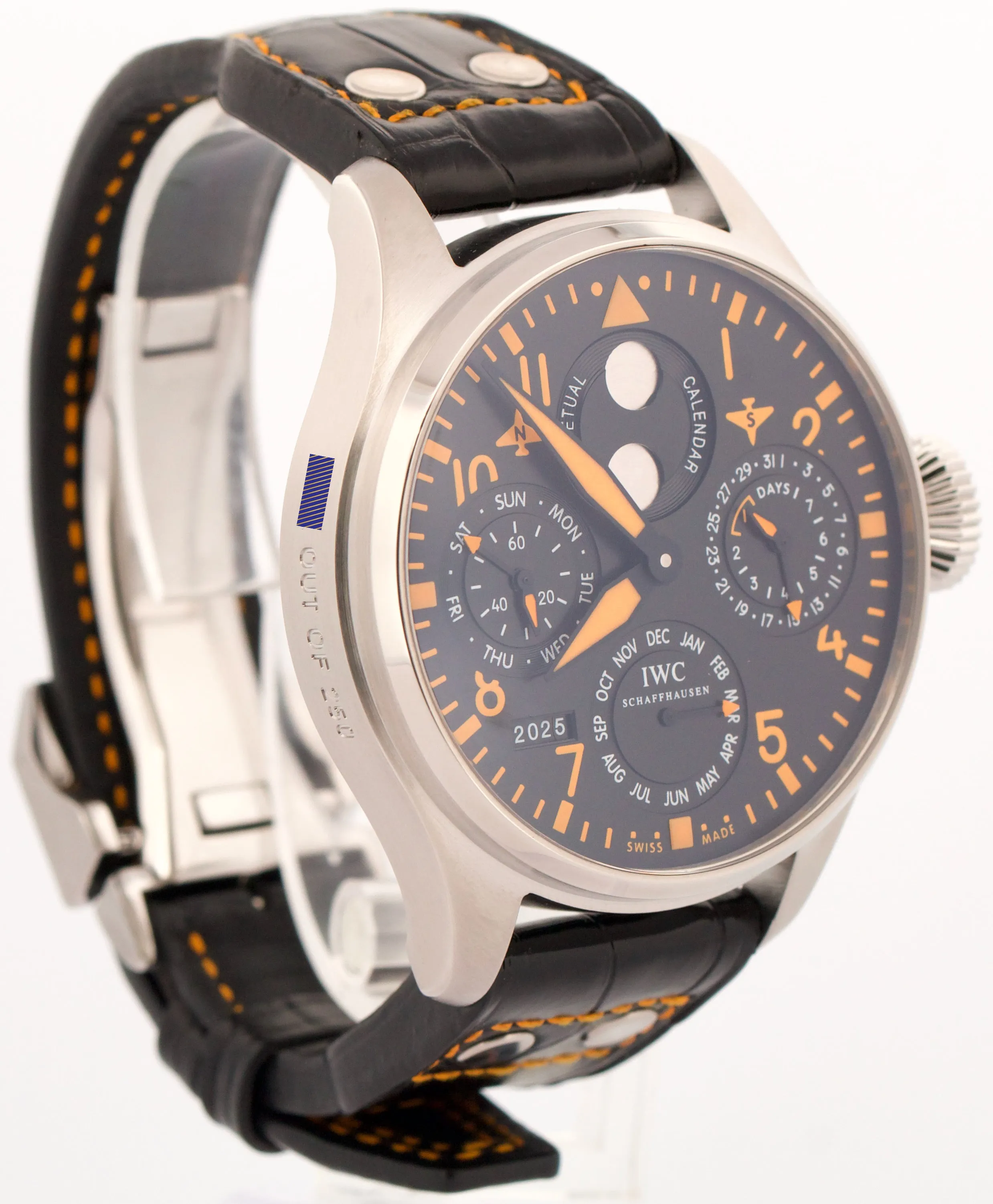 MARCH 2025 SERVICE IWC Big Pilot Perpetual Calendar Steel 46mm IW502618 BOX