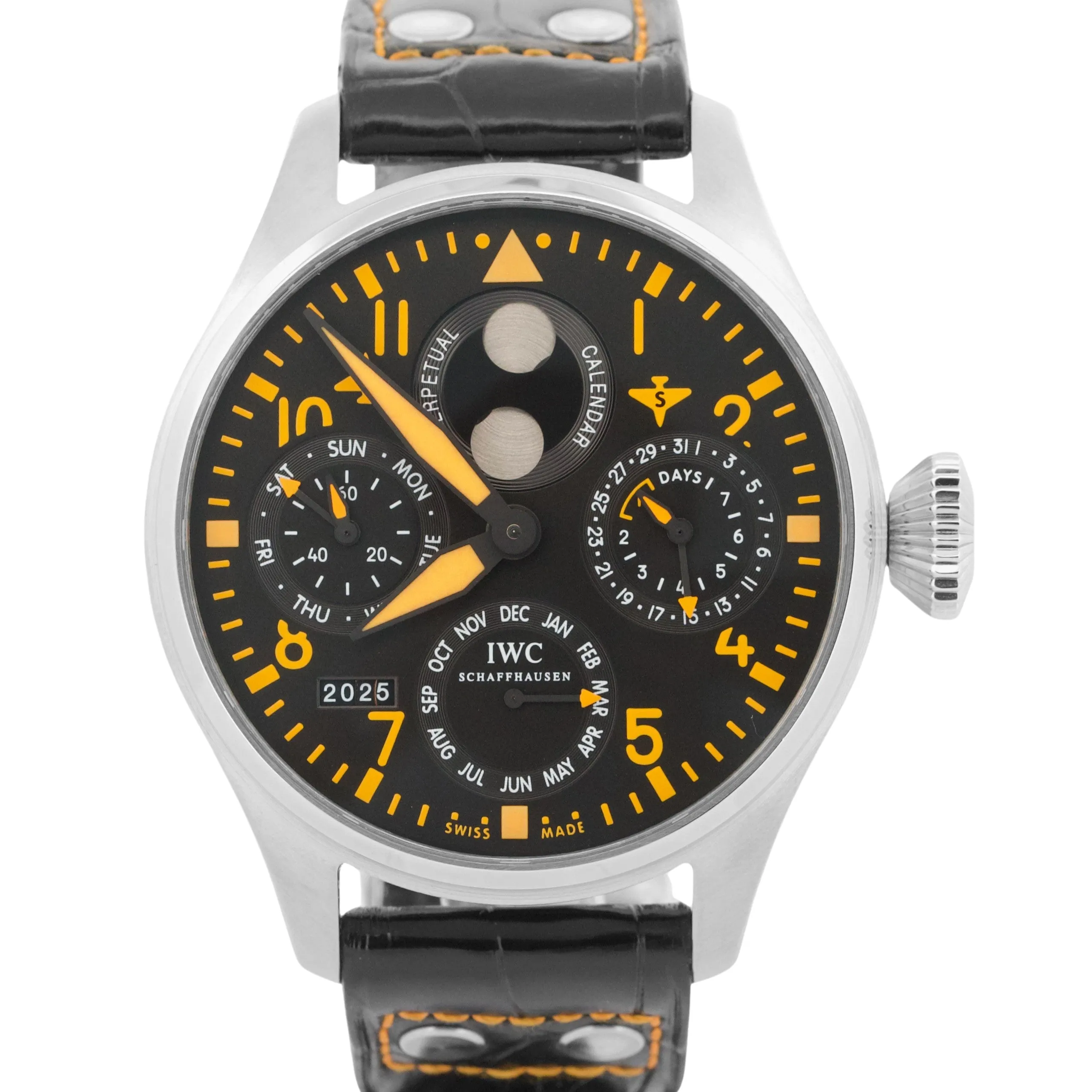 MARCH 2025 SERVICE IWC Big Pilot Perpetual Calendar Steel 46mm IW502618 BOX