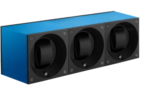 Masterbox Aluminum Trio Sapphire Blue Anodized Aluminum