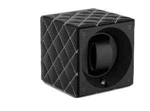 Masterbox Single Black Toledo Leather White Stitches