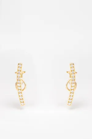 MAUD JEWELRY | DIAMOND GESTURE EARRINGS